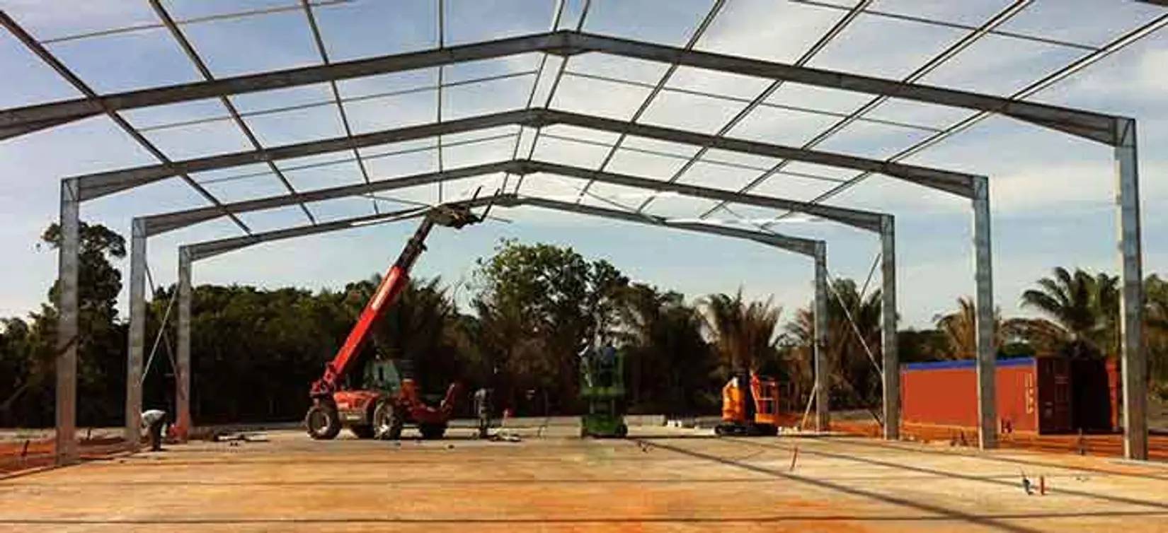 Have my building delivered wherever in Africa?