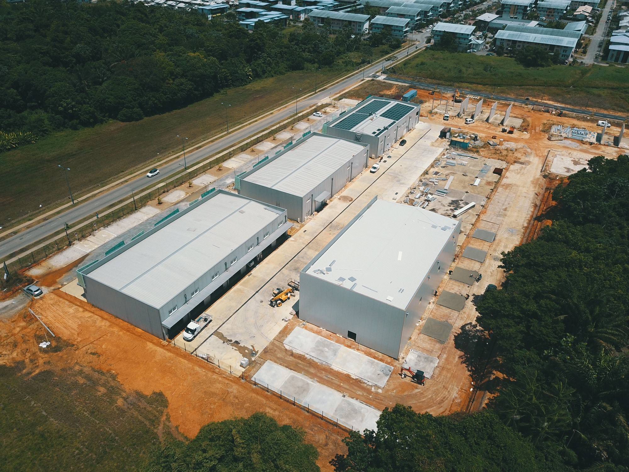 MR. Bellemarre's industrial buildings in Guyana
