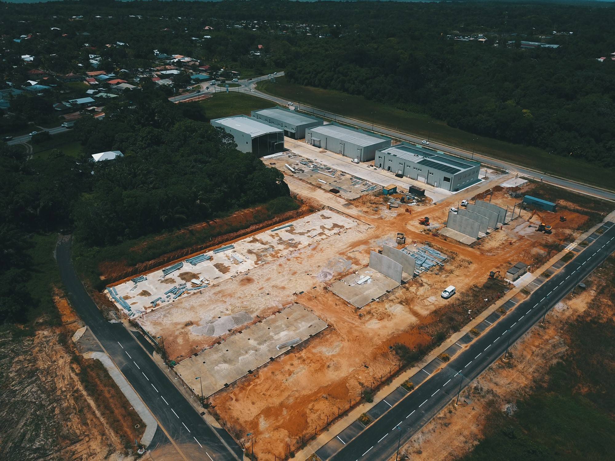 MR. Bellemarre's industrial buildings in Guyana