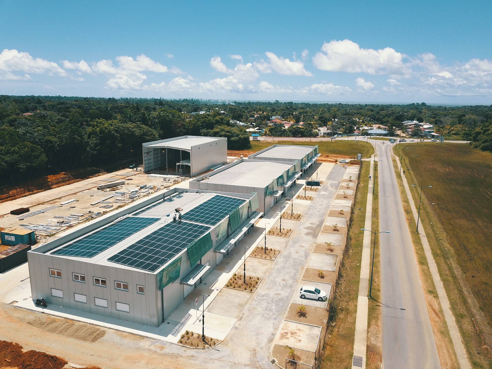 MR. Bellemarre's industrial buildings in Guyana
