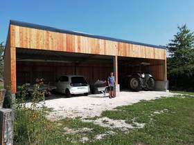 MR. Allemant - agricultural shed in France MR. Allemant - agricultural shed in France