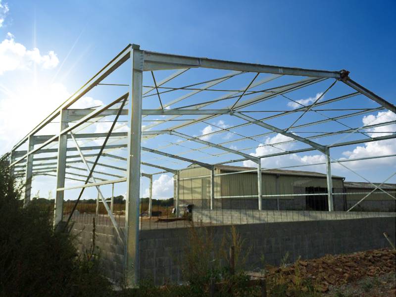 Construction de hangar agricole