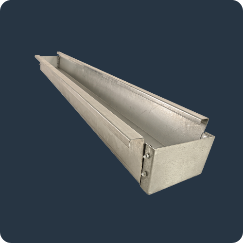 Chéneaux galvanisés à chaud