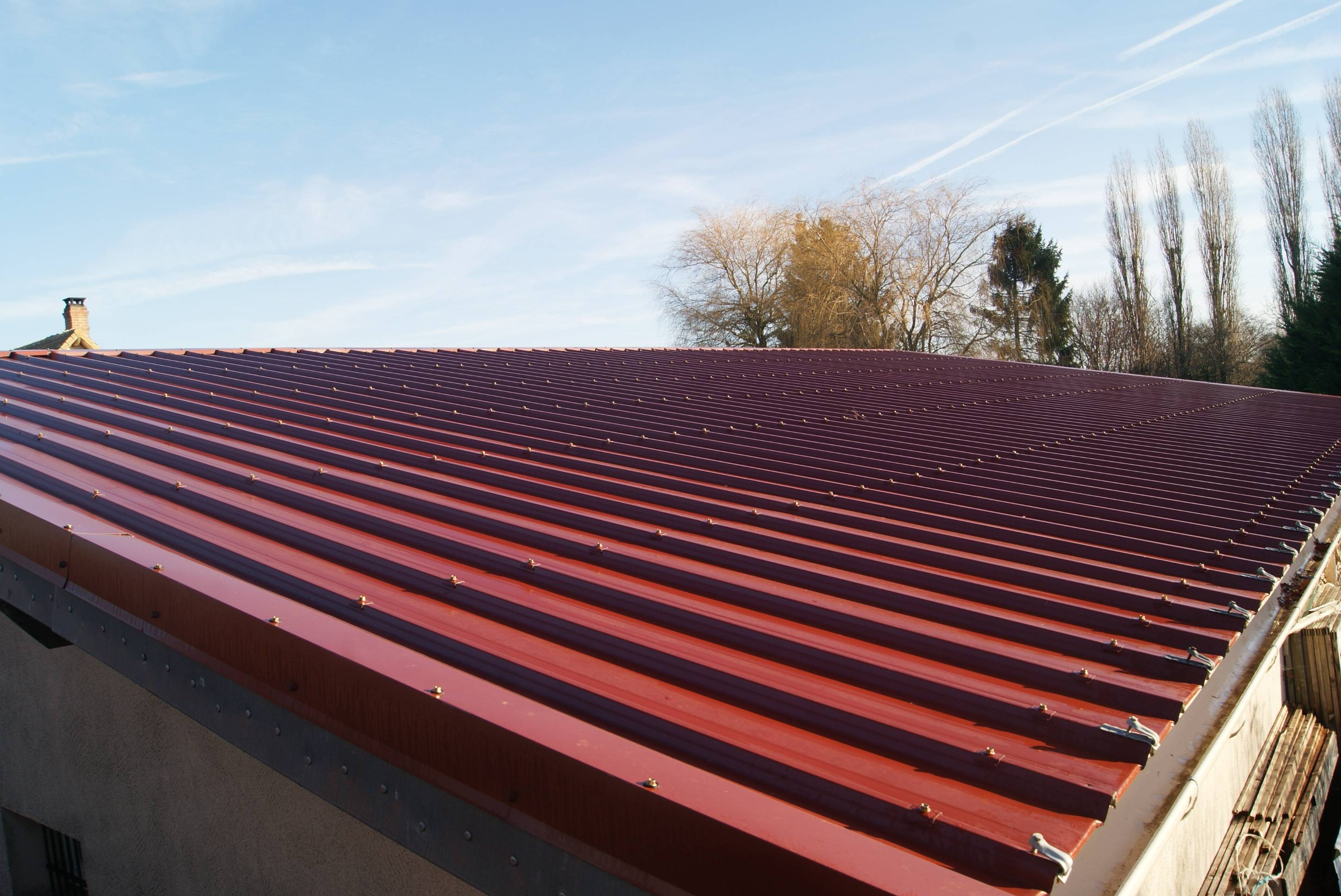 Photo de rénovation de toiture métallique à Coudray (27150)