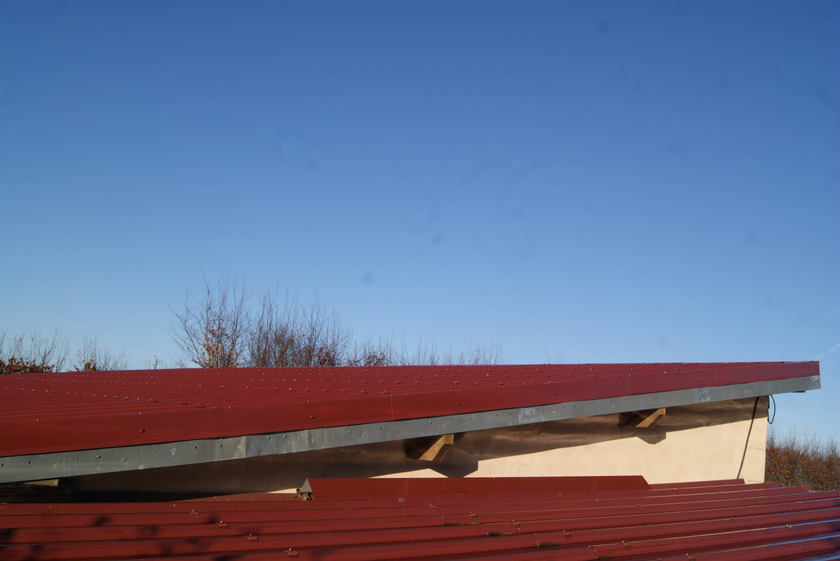 Photos de rénovation de toiture métallique à Coudray (27150)