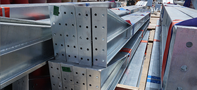 Pre-drilled columns Pre-drilled columns