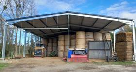 Hangar agricole en kit bâtiment agricole galvanisé pour stockage de paille et fourrage