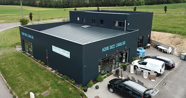 Industrial building of MS. DARDENNE, business owner in France