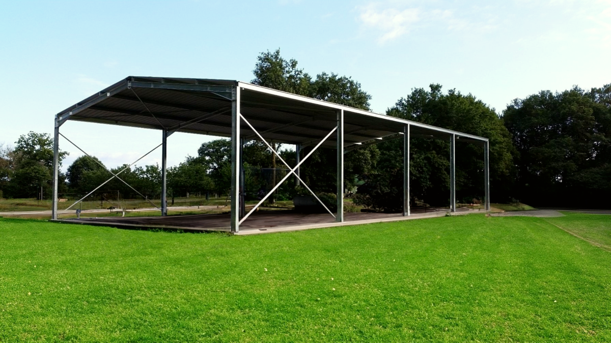 Croix de contreventement installées