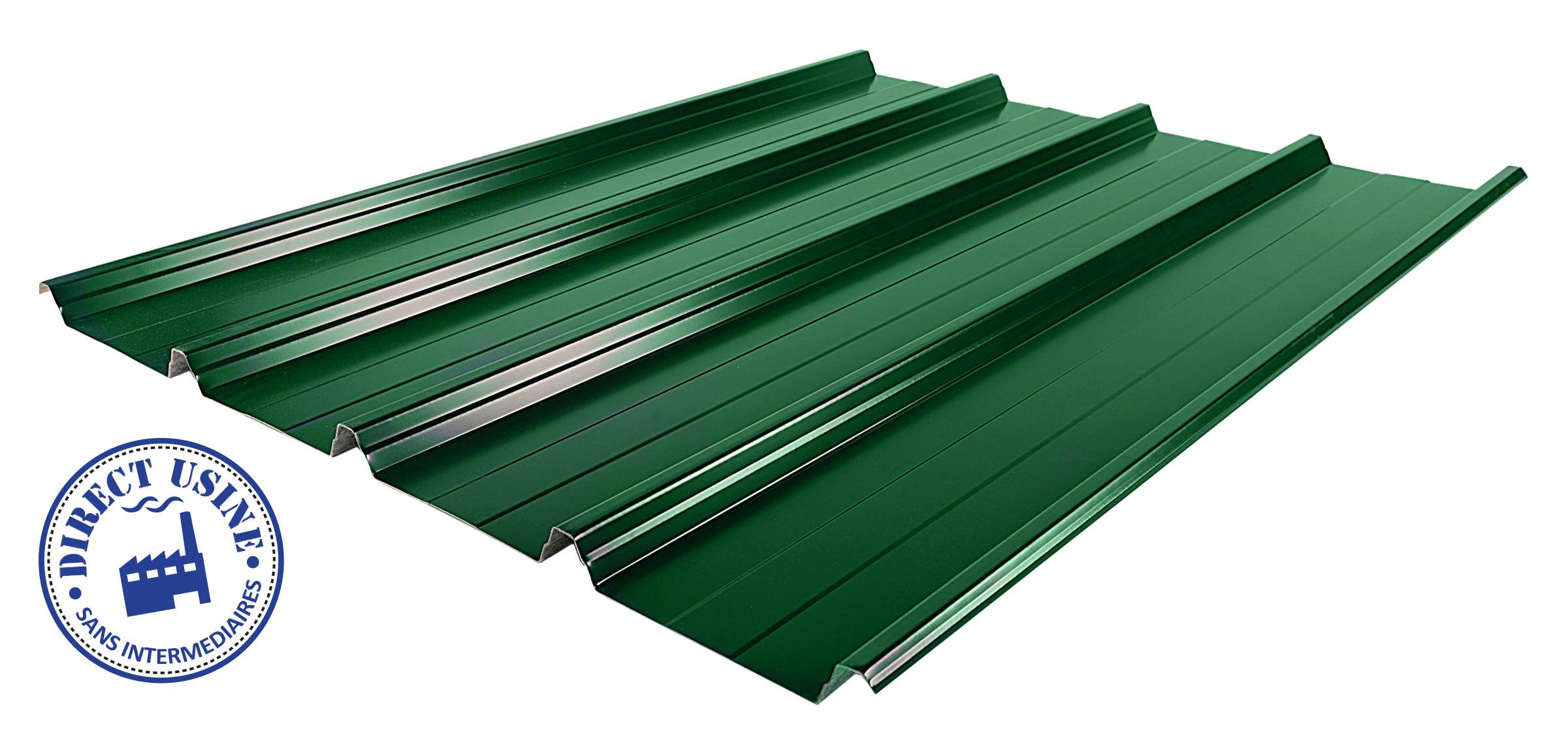 Tôle de toiture vert en direct de l'usine