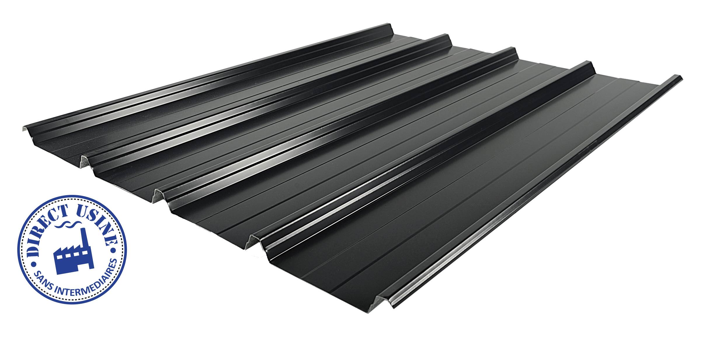 Tôle de toiture gris anthracite en direct de l'usine