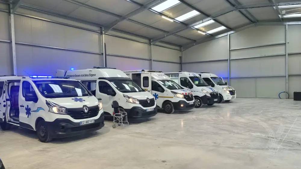 Tôles translucides en Polyester vue de l'intérieur